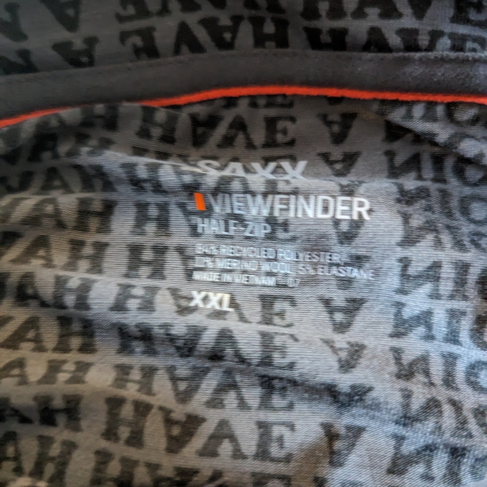 NWT SAXX Viewfinder 1/4 Zip Thermoregulating Baselayer Men's Size XXL - Picture 5 of 7
